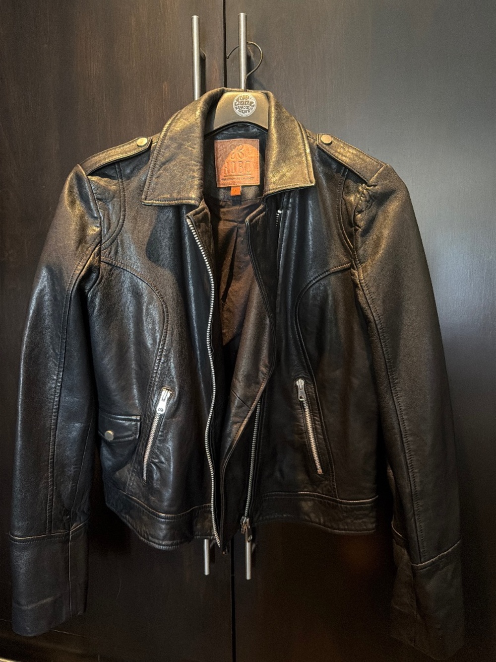 Hobo leather moto jacket - Picture 1 of 3